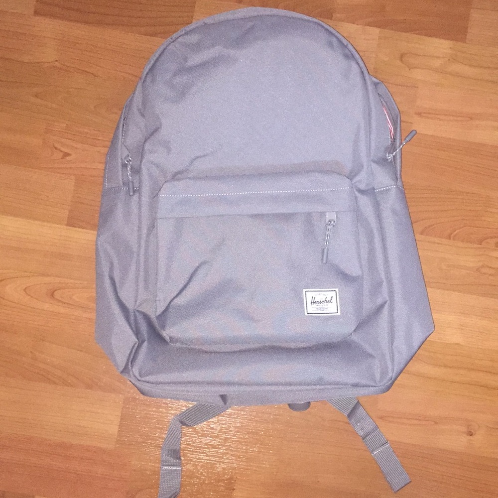 grey herschel bag